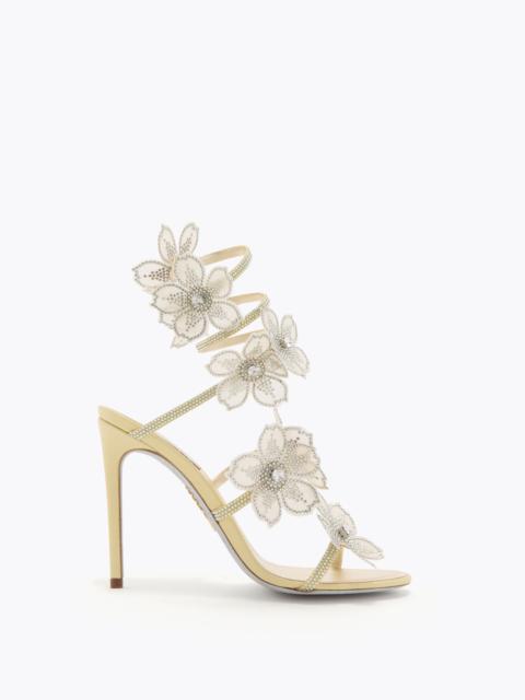 PEACH FLOWER BUTTER YELLOW SANDAL 105