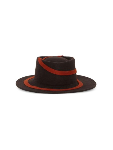 Alvar ribbon-band fedora