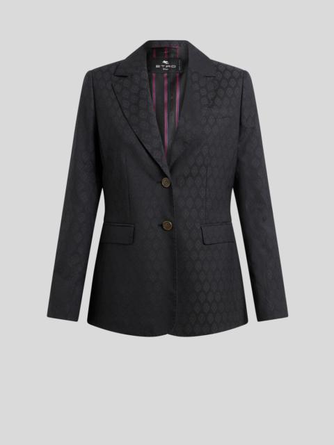 WOOL JACQUARD JACKET