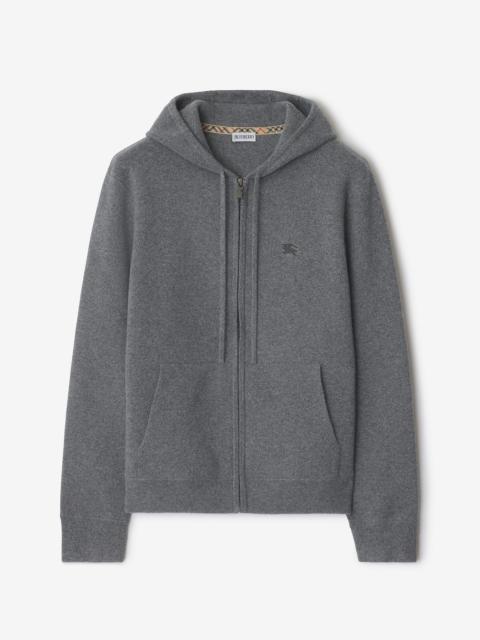 Cashmere Blend Zip Hoodie