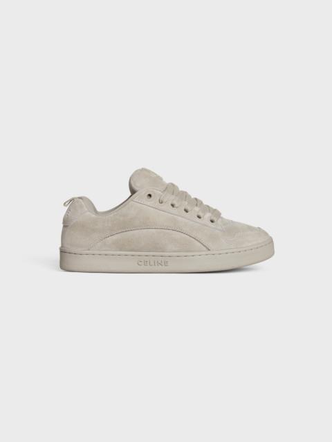 CELINE HUNTINGTON LOW TOP SNEAKERS in SUEDE CALFSKIN AND MESH