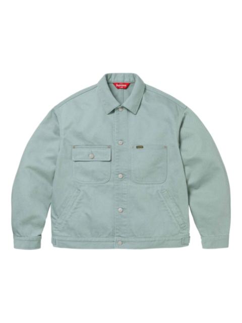 Supreme Denim Chore Trucker Jacket 'Teal' SUP-SS24-232