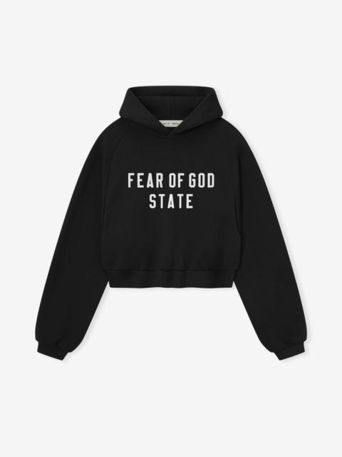 Womens Modern Fleece Raglan Hoodie