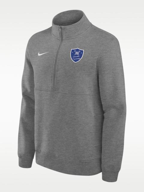 Nike College Club Fleece (Hampton University) Men's 1/4 Zip Top