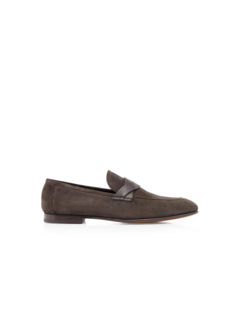 SUEDE SEAN TWISTED BAND LOAFER
