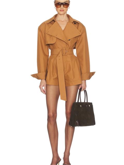 The Short Trench Jumpsuit