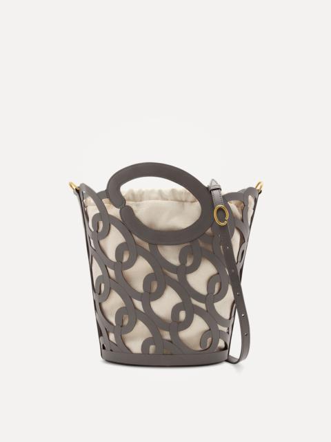 OSCAR CHAIN-LINK LEATHER TOTE
