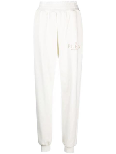 Iconic Plein high-waisted trackpants