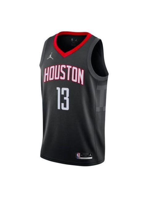 Air Jordan NBA SW Fan Edition 20-21 Season houston rockets LeBron James 13 Sports Basketball Jersey 