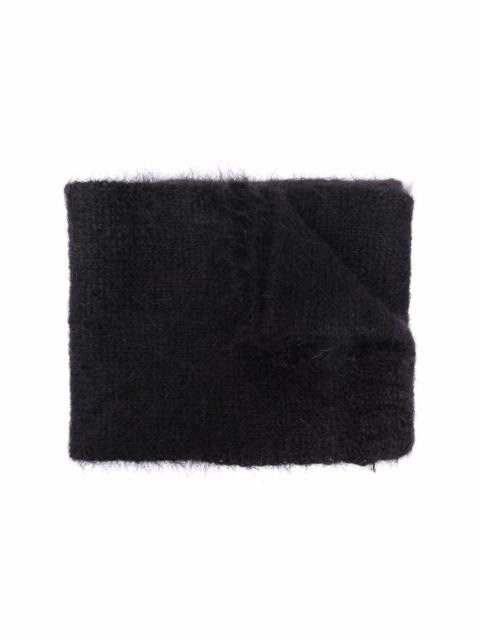 extra long mohair-blend scarf