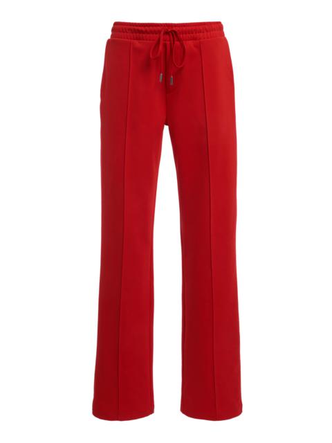Tracksuit Straight-Leg Pants red