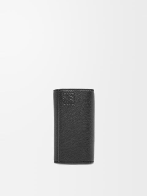 Key case in soft grained calfskin