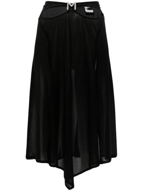 M cut-out midi skirt