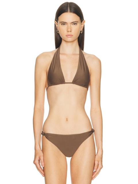 Amado Halter Triangle Bikini Top