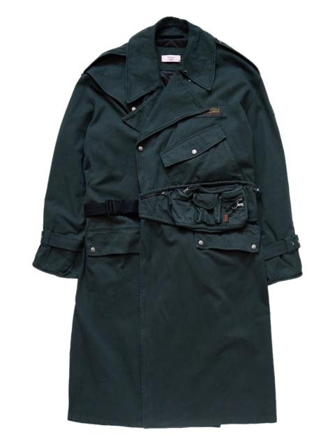 bumbag-detail trench coat