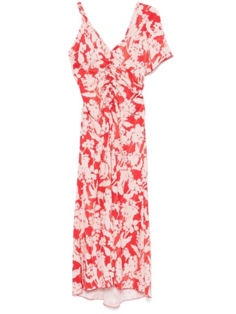 floral-print maxi dress