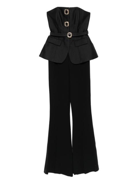 buckle-embellishment jumpsuit