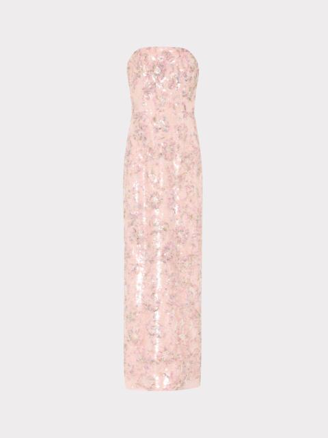 Jasmine Sequins Strapless Dress