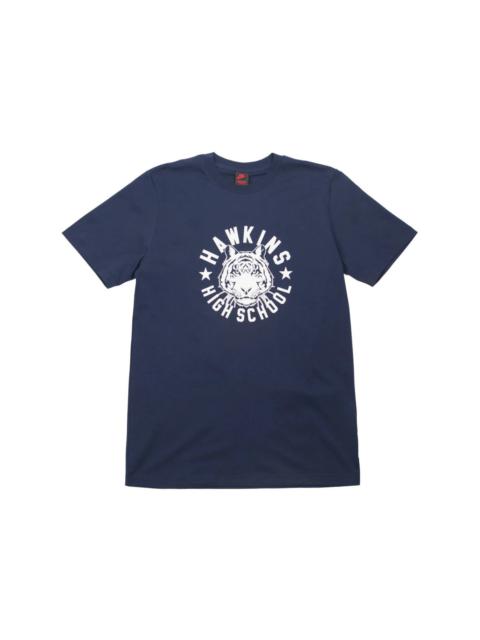 Nike x Stranger Things Hawkins High Tee Navy Blue