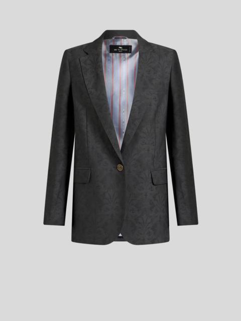 WOOL JACQUARD JACKET