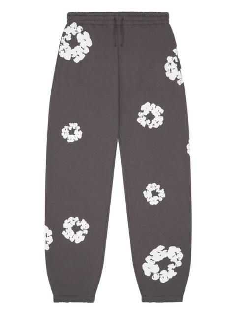 Cotton Wreath drawstring track pants