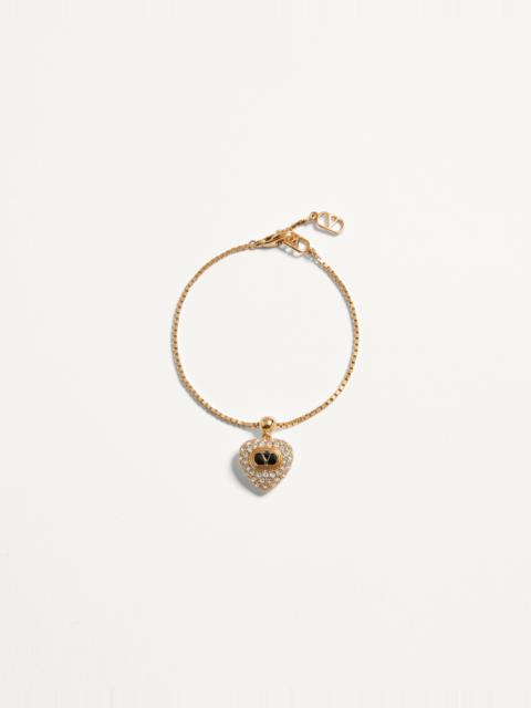 COEUR ROYAL METAL, ENAMEL AND SWAROVSKI® CRYSTAL BRACELET