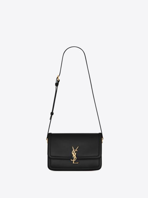 solferino medium satchel in box saint laurent leather