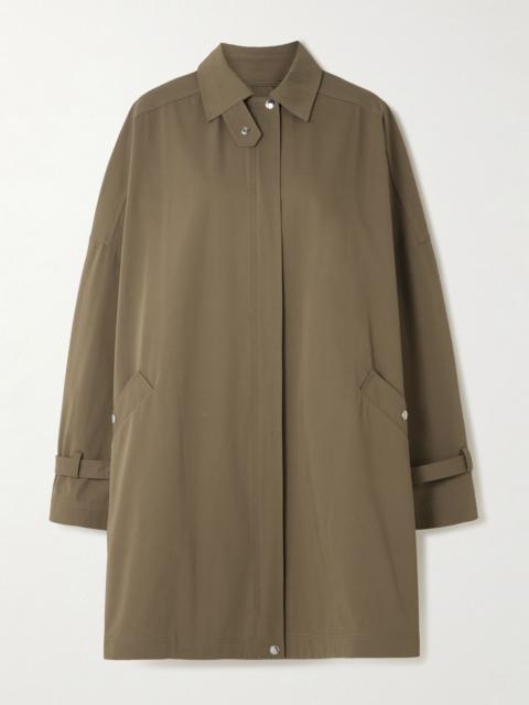 Organic cotton trench coat Brown