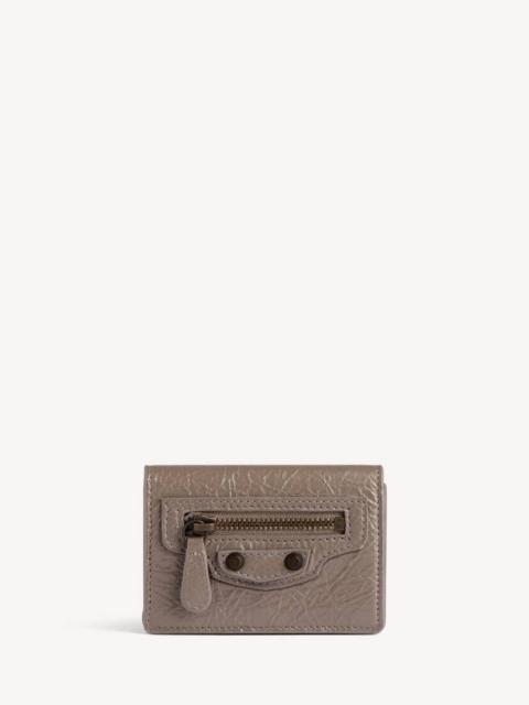 Women's Le City Mini Wallet in Dark Noix