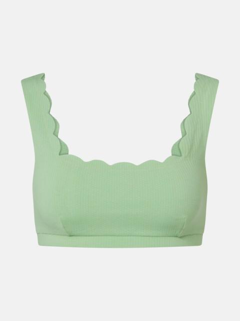 Palm Springs scalloped bikini top