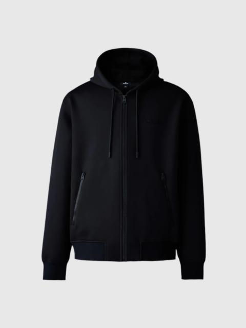 KRYSTOS Double-face Jersey zip-up hoodie