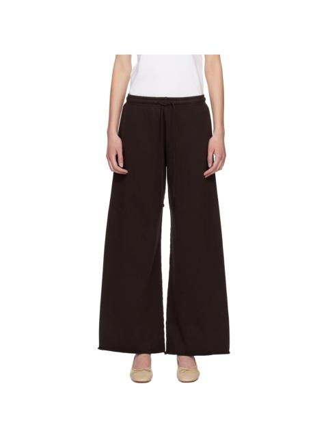 Brown Jamie Wide Leg Lounge Pants