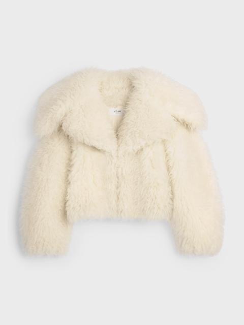 jacket IN fluffy wool