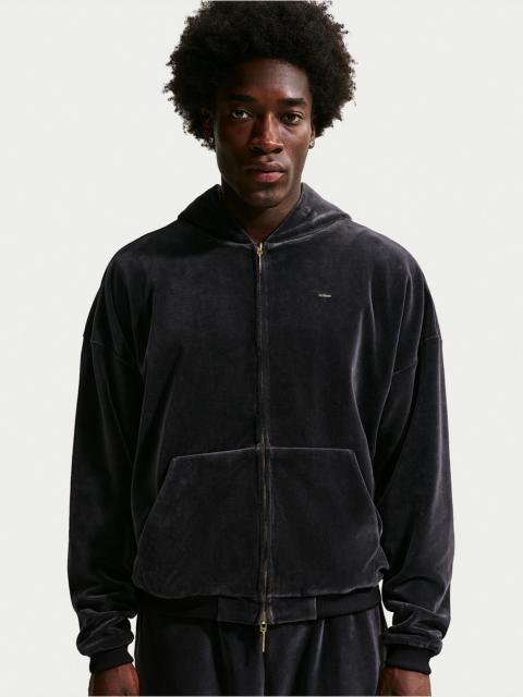 LeBron Men's Velour Full-Zip Basketball Hoodie