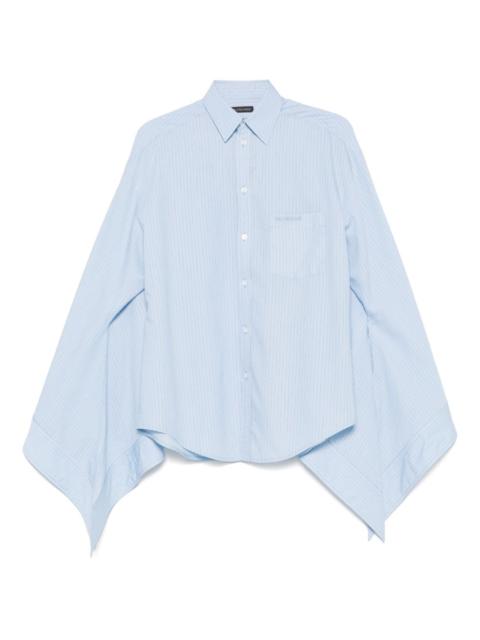 knotted-cuffs shirt