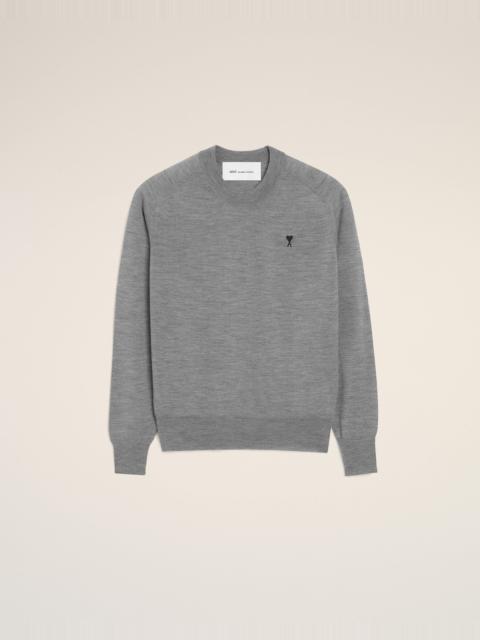 GREY WOOL CREWNECK AMI DE COEUR SWEATER