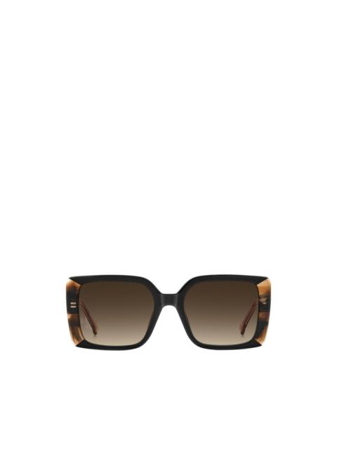 square-frame sunglasses