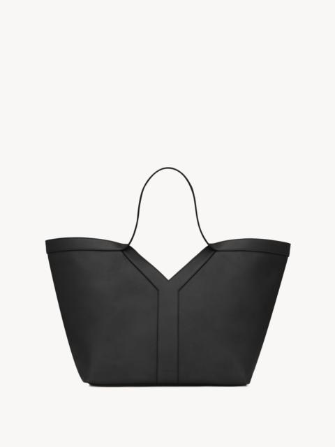 Y TOTE IN LEATHER