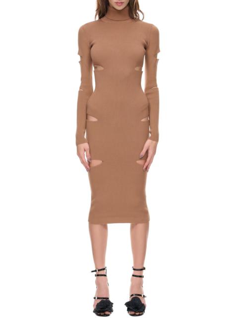 Cut-Out Knit Dress