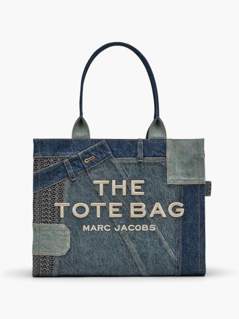 THE DECONSTRUCTED DENIM LARGE TOTE BAG