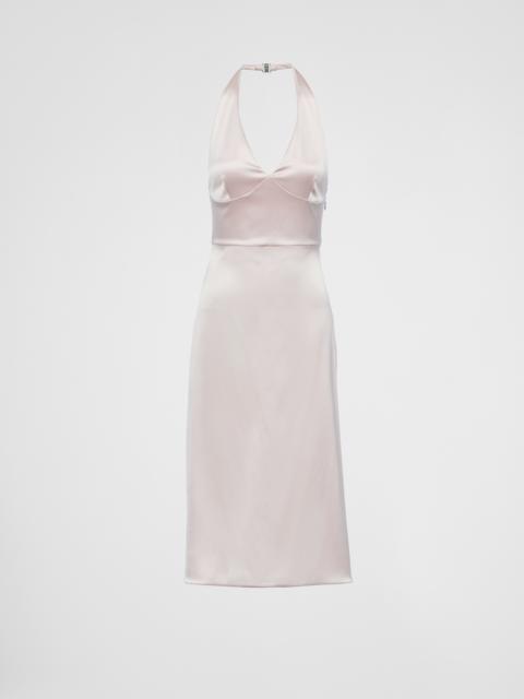 Re-Edition 1995 satin halter dress