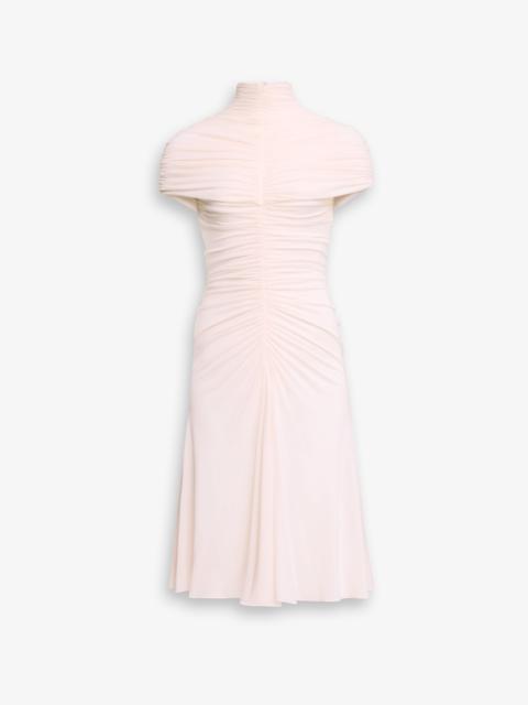 GATHERED DRESS IN SUPPLE JERSEY