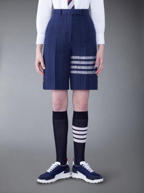 Tweed Fray 4-Bar High Waist Short