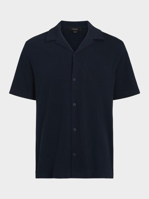 Men's Stretch Boucle Camp Shirt