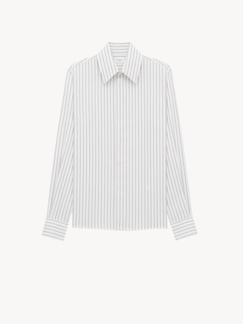 CASSANDRE SHIRT IN STRIPED COTTON