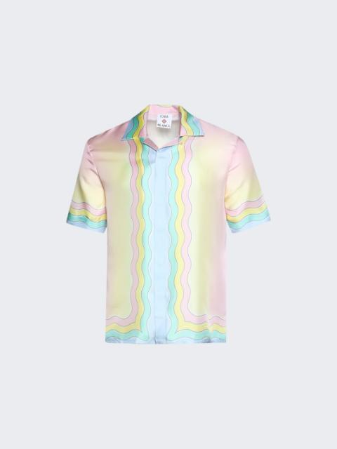 For The Love Of Dance Cuban Collar Shirt Multicolor