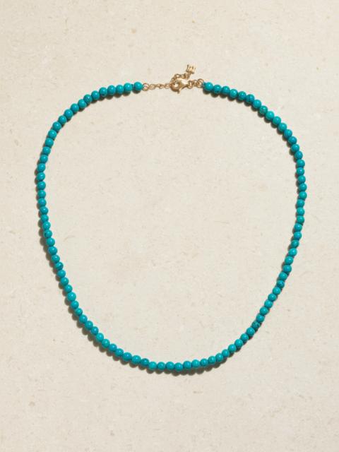 14-karat Gold Turquoise Necklace