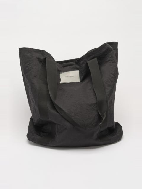 Our Legacy Flight Tote Bag Black Dense Liquid Nylon | REVERSIBLE