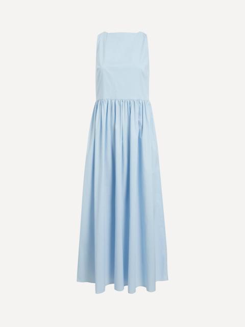Sky Tie Back Midi Dress