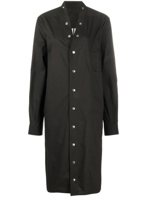 press-stud shirt dress
